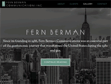 Tablet Screenshot of fernberman.com